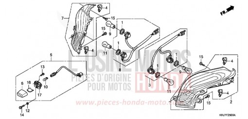 FEUX COMBINES ARRIERE FES125AB de 2011
